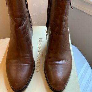 Franco Sarto Camel Derby booties